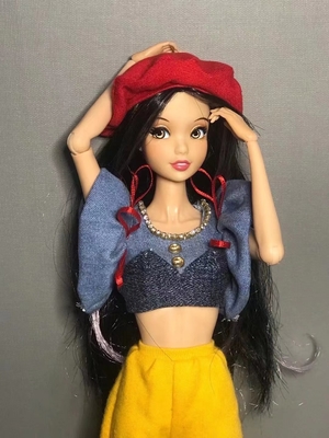 Boneca de vinil personalizada de 14 polegadas resistente ao desgaste para presente de aniversário