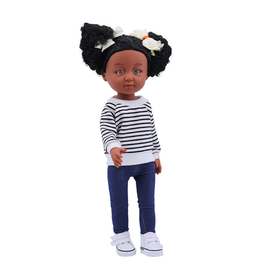 12 polegadas boneca preta realista roupa de boneca africana presente bonecas negras bebê para crianças