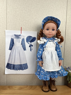 Custom 18 polegadas boneca de menina americana OEM Design original Outfits diferentes estilo Show Case