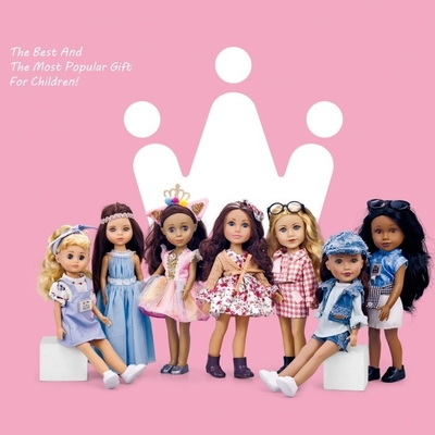 Logotipo Educacional Personalizado OEM/ODM 14&quot; Full Silicone Cute Doll Gifts