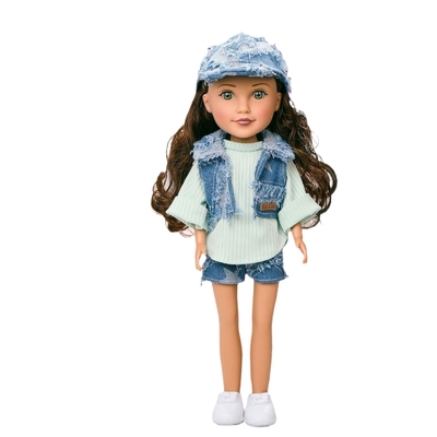 Logotipo Educacional Personalizado OEM/ODM 14&quot; Full Silicone Cute Doll Gifts