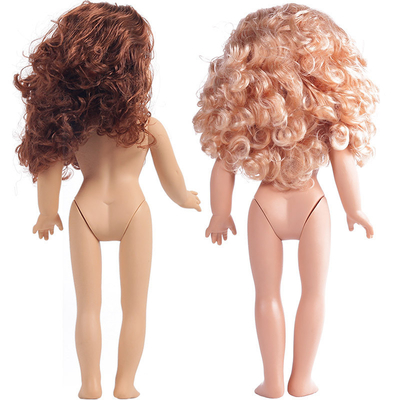 Série de moda de bonecas afro-americanas de 18 polegadas para brincar e aprender com meninas