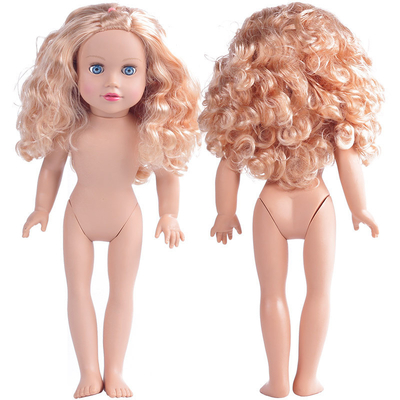 Série de moda de bonecas afro-americanas de 18 polegadas para brincar e aprender com meninas
