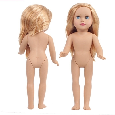 Costumes personalizados Outfits 18 polegadas boneca afro-americana 45cm boneca para meninas pele branca marrom