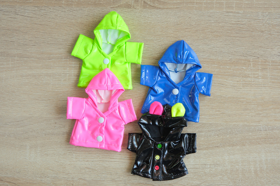 12cm personalizável Urso Boneca Roupa SQ-01 Material de algodão Unisex