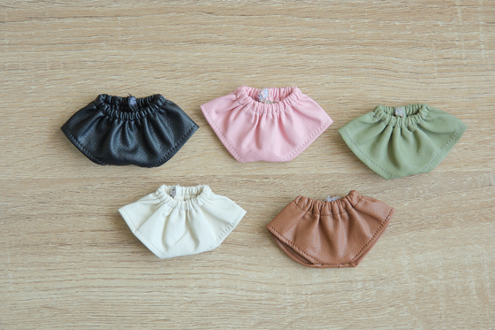 Roupas de boneca de algodão Mini Manga longa bolsas de vestido acessórios de boneca