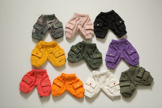 Personalização Brinquedos de pelúcia urso jeans trench casaco jeans trocar brinquedos para crianças
