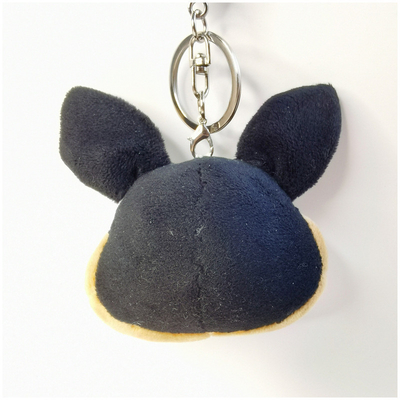Carinhosos algodão personalizado boneca de pelúcia chave de cachorro para decoração de saco