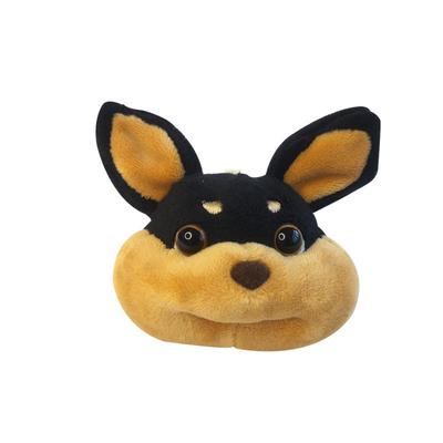 Carinhosos algodão personalizado boneca de pelúcia chave de cachorro para decoração de saco