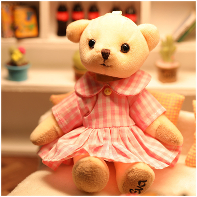 Animais de pelúcia personalizados boneca de pelúcia de urso articulado cadeia de chaves animais de pelúcia brinquedos