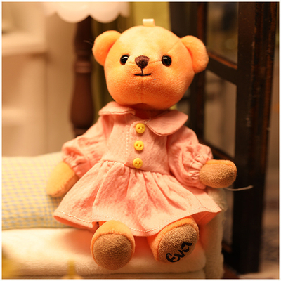 Animais de pelúcia personalizados boneca de pelúcia de urso articulado cadeia de chaves animais de pelúcia brinquedos