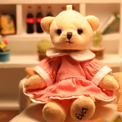 Animais de pelúcia personalizados boneca de pelúcia de urso articulado cadeia de chaves animais de pelúcia brinquedos