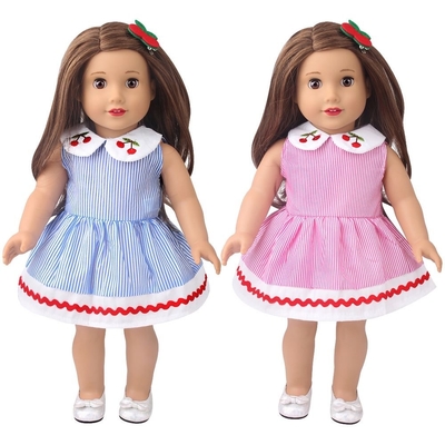 Personalizado 18 polegadas boneca americana OEM Design original Outfits diferentes estilo Show Case