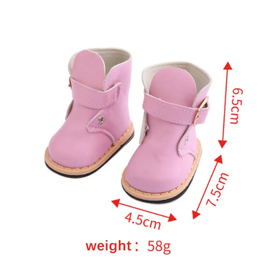 Acessórios de boneca ODM 18 polegadas American Girl Botas de boneca Botas de 45cm Vestido de Inverno Botas de boneca