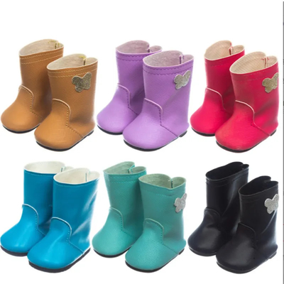 Acessórios de boneca ODM 18 polegadas American Girl Botas de boneca Botas de 45cm Vestido de Inverno Botas de boneca