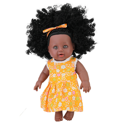 Brinquedos de vinil de 35cm Brinquedos negros africanos para crianças
