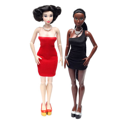 Low MOQ design original personalização de 30cm roupas de boneca de moda para bonecas